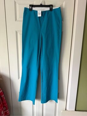 Ashley Stewart Teal Straight Leg Pants